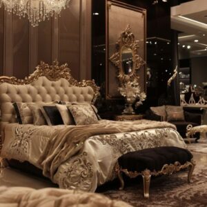 Victorian bedroom bed VBB 12