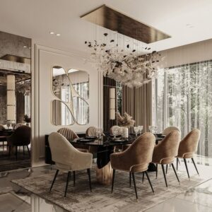 Modern dining table set MDD 13