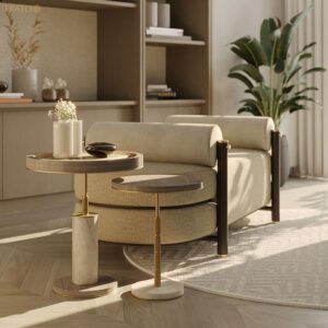 Modern pedestal table MLAP 7